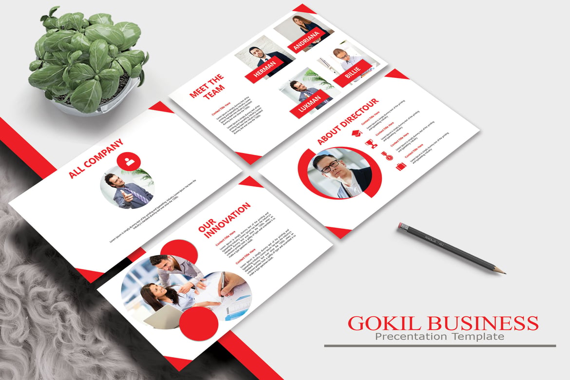 Template Powerpoint GOKILL BUSINESS - Solusi Presentasi Profesional