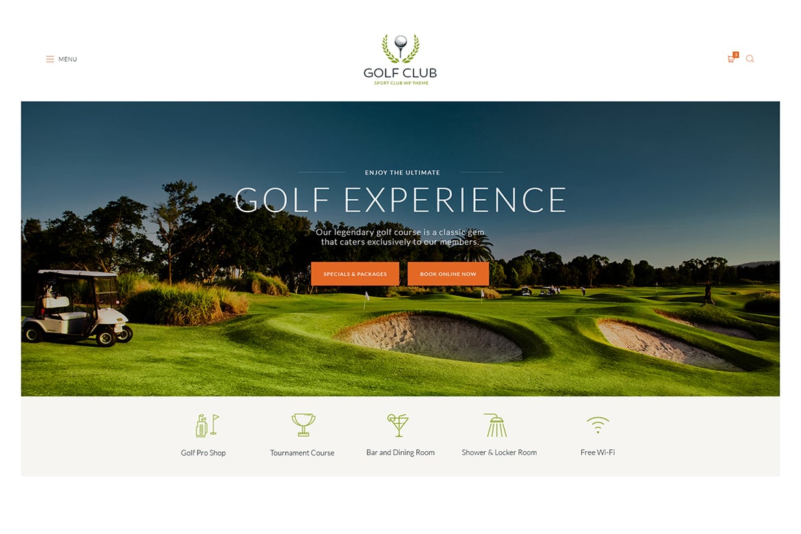 Template Website Golf Club: Solusi Ideal untuk Klub Golf Anda