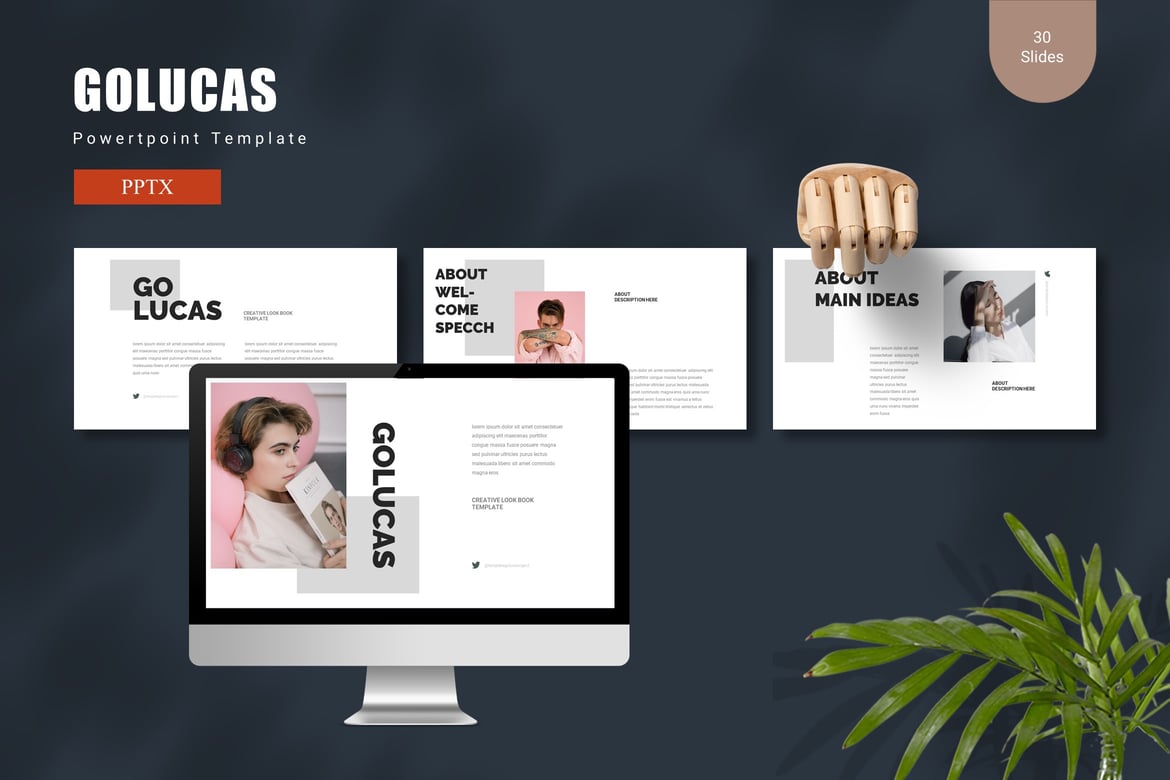 Golucas - Template Presentasi PowerPoint yang Memikat
