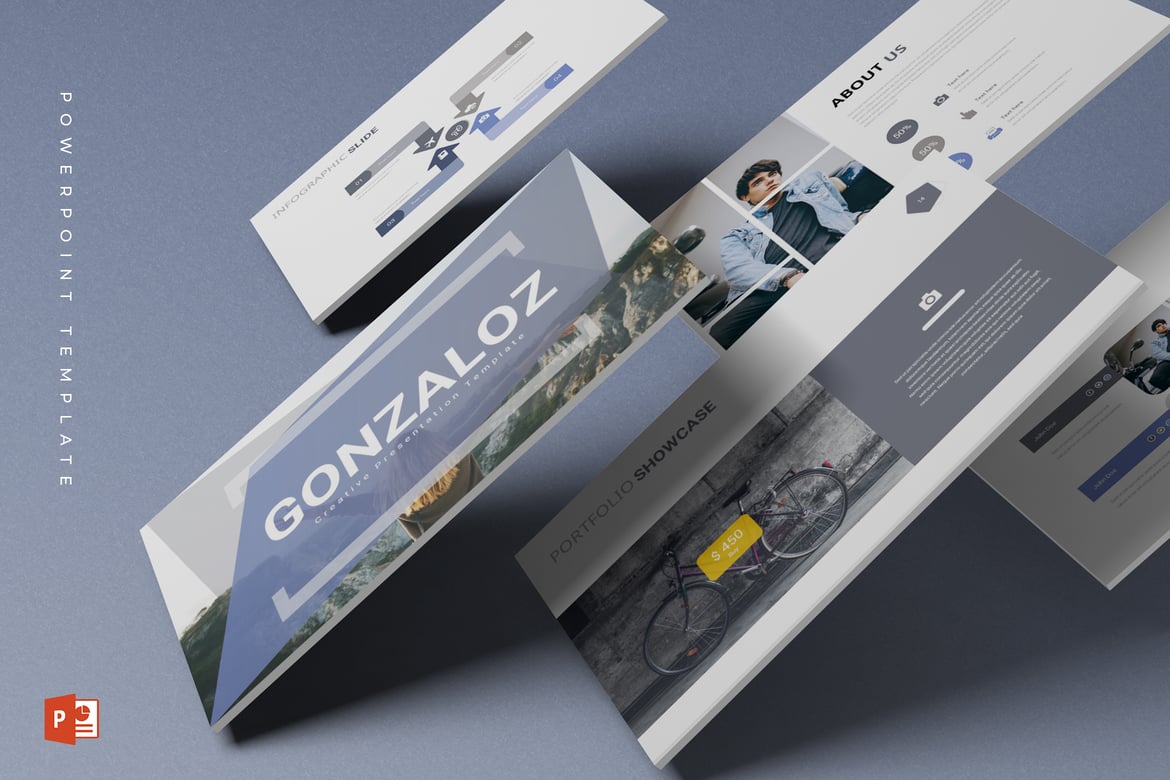 Gonzaloz - Template PowerPoint Serbaguna yang Menarik