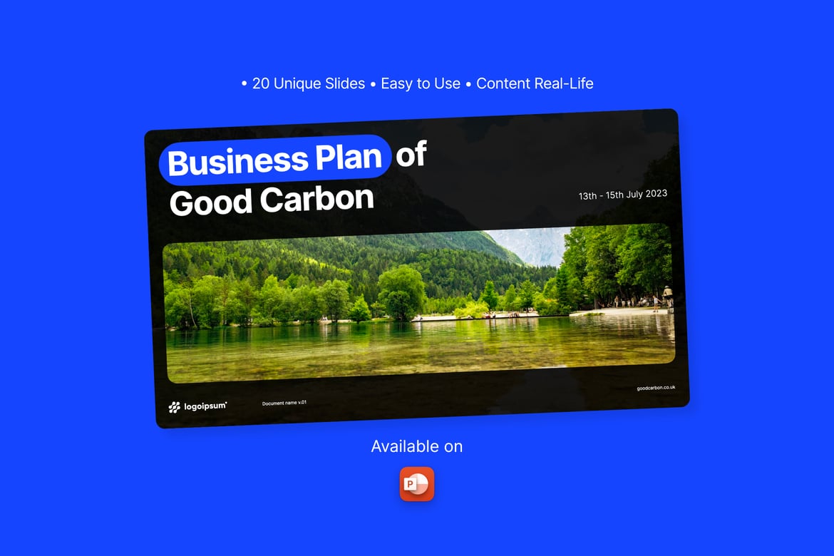 Template Presentasi PowerPoint Carbon yang Efisien dan Menarik
