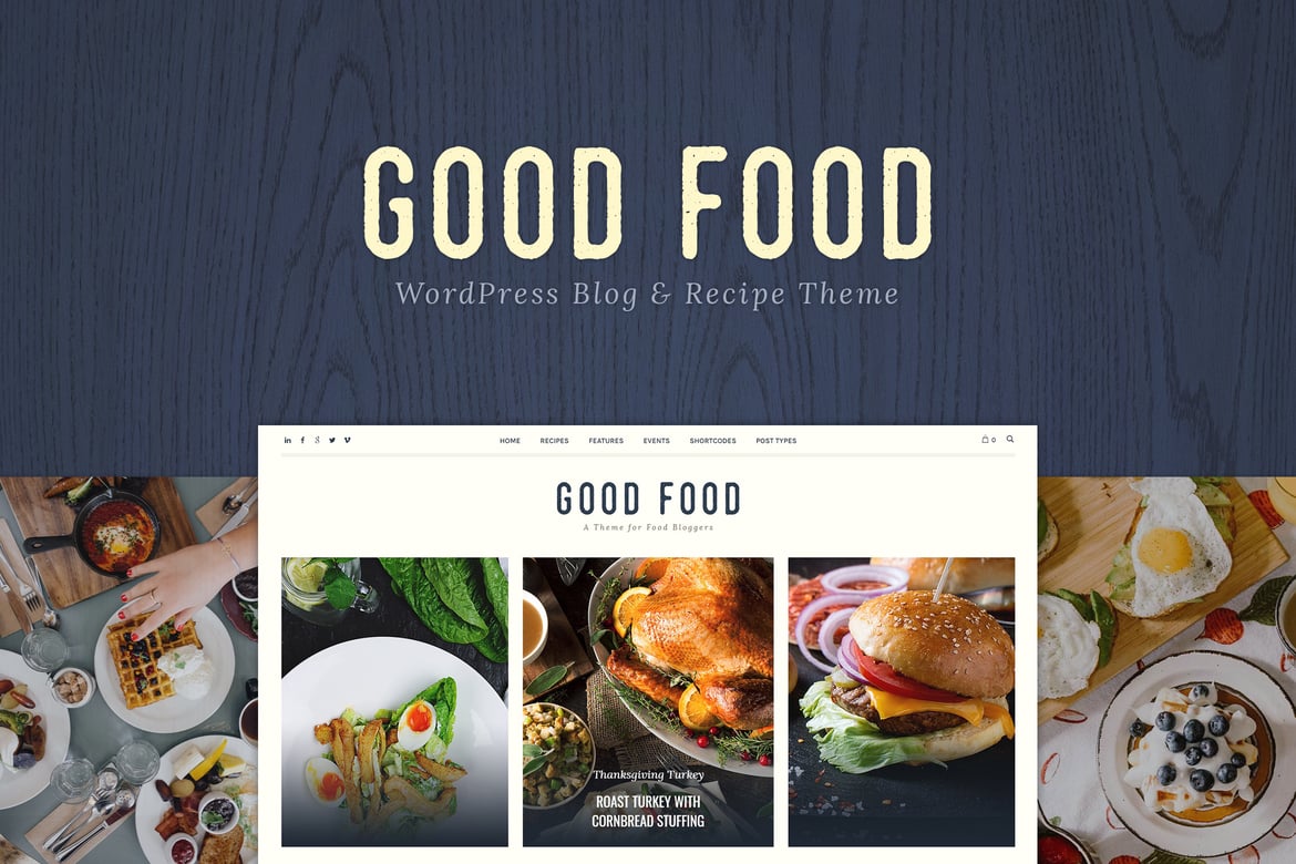 Tema WordPress Terbaik untuk Blog Kuliner dan Majalah Resep - Good Food
