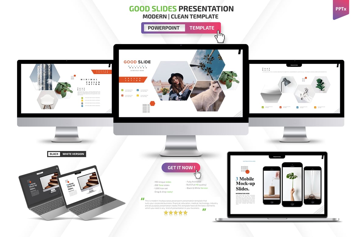 Template PowerPoint Menarik dengan 398 Slide Berkualitas