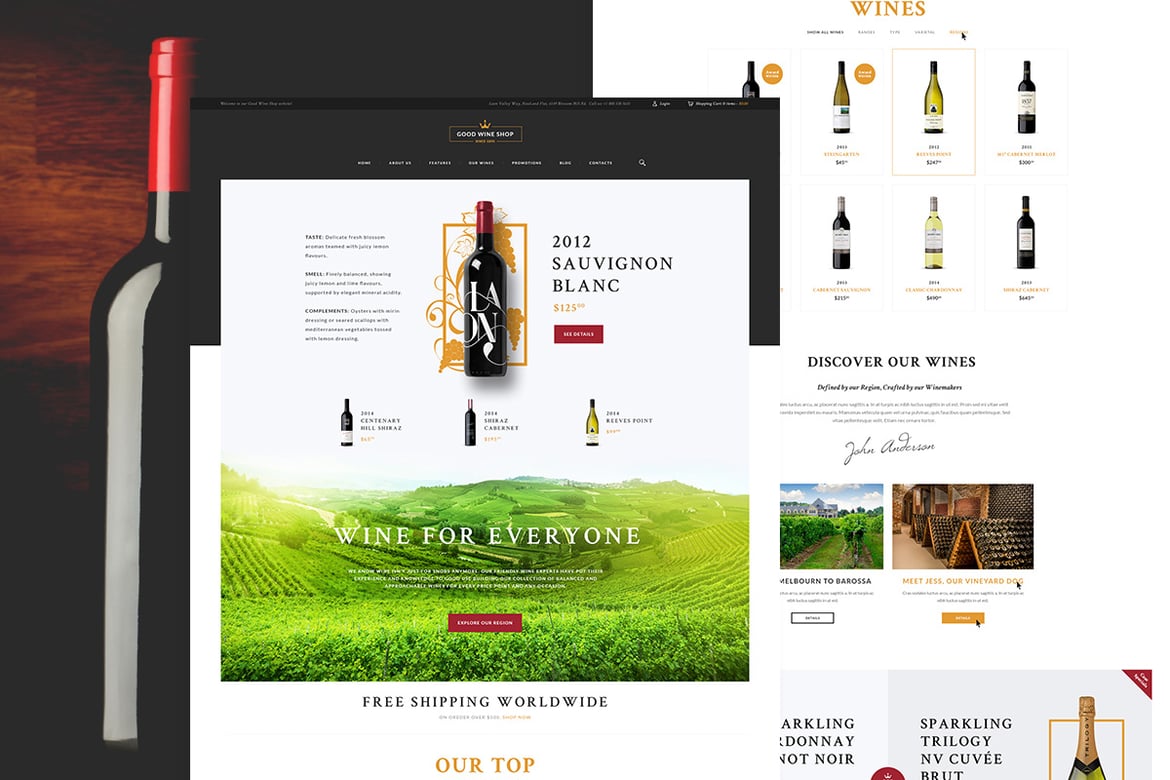 Tema WordPress Terbaik untuk Winery dan Toko Anggur Anda