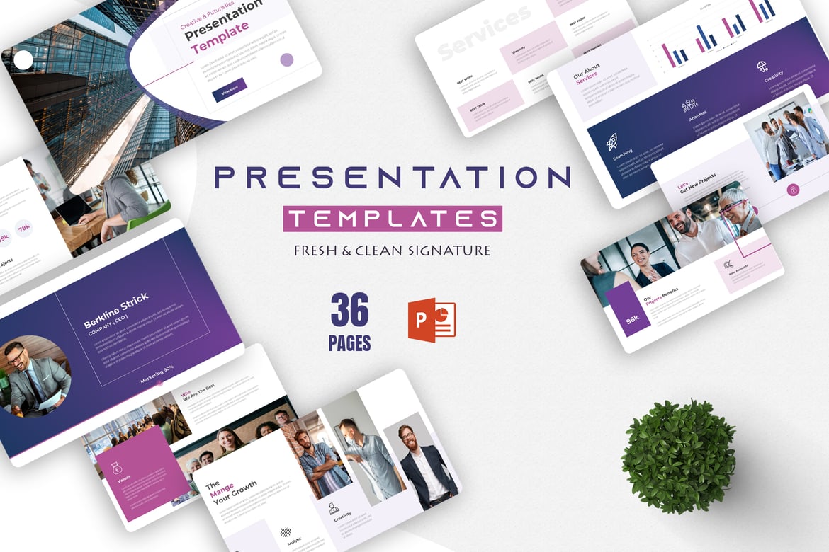 Template Presentasi PowerPoint Bisnis Korporat Google yang Menarik