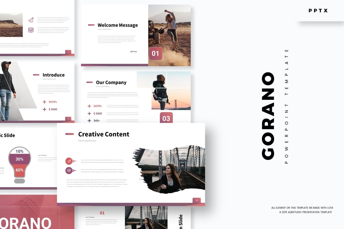 Gorano - Template Powerpoint Serbaguna untuk Presentasi Profesional