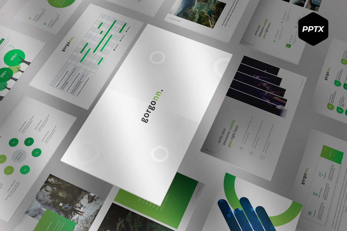 Gorgon - Template Powerpoint Multifungsi yang Menarik