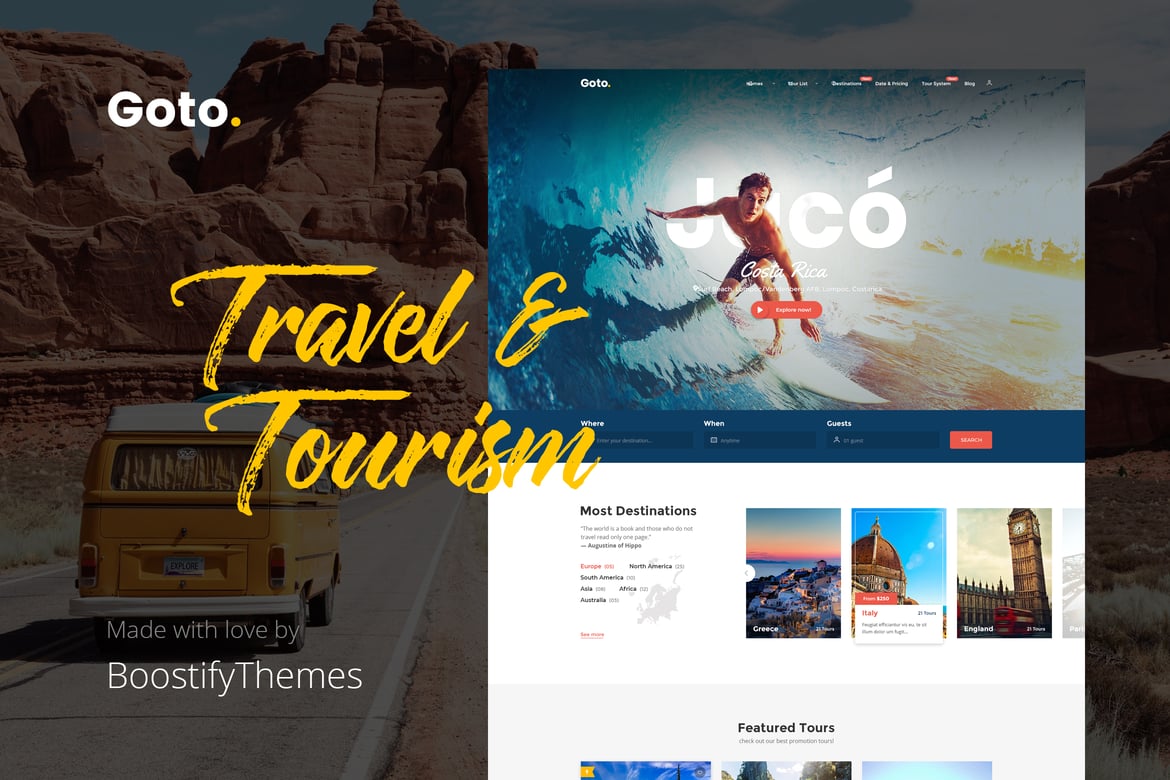 Goto - Tema WordPress untuk Tour & Travel yang Fleksibel dan Powerful