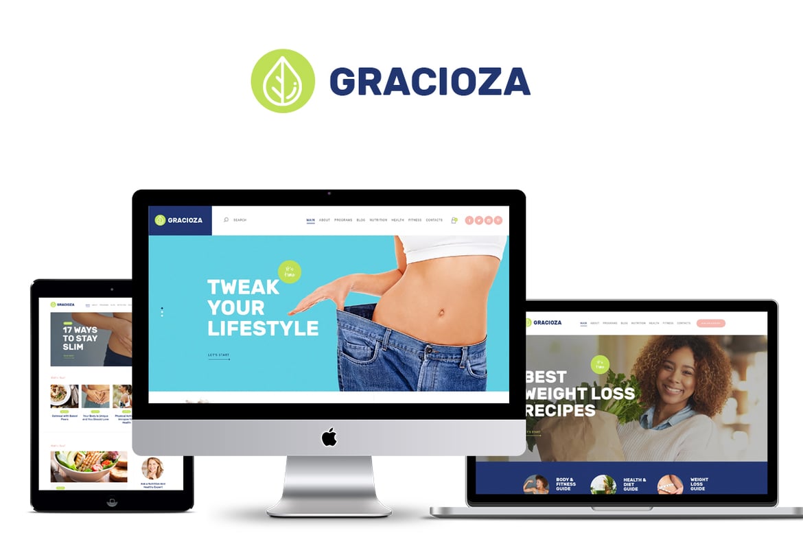 Gracioza: Tema WordPress Sehat yang Modern dan Responsif