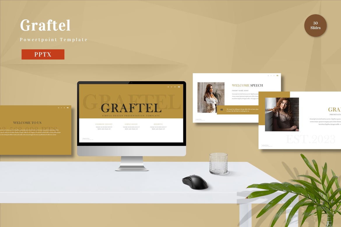 Graftel - Template PowerPoint Menarik untuk Semua Kebutuhan Bisnis dan Pribadi