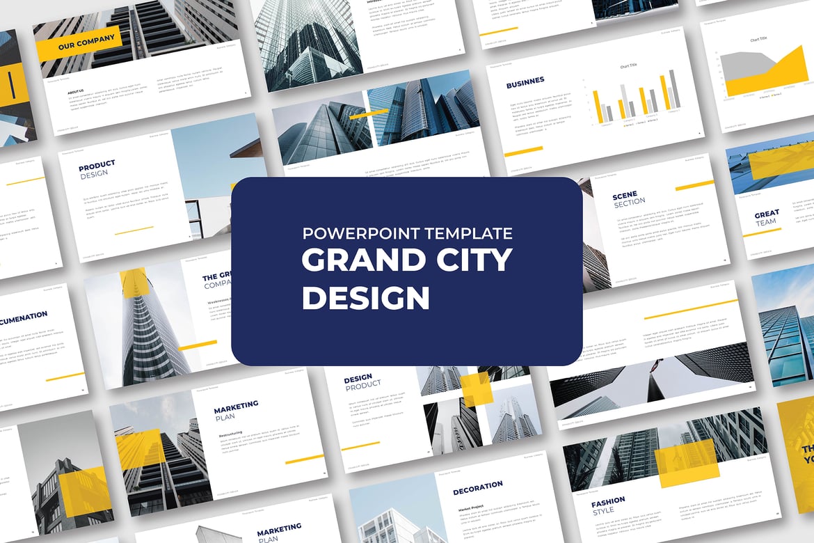 Template Powerpoint Grand City yang Menarik dan Profesional