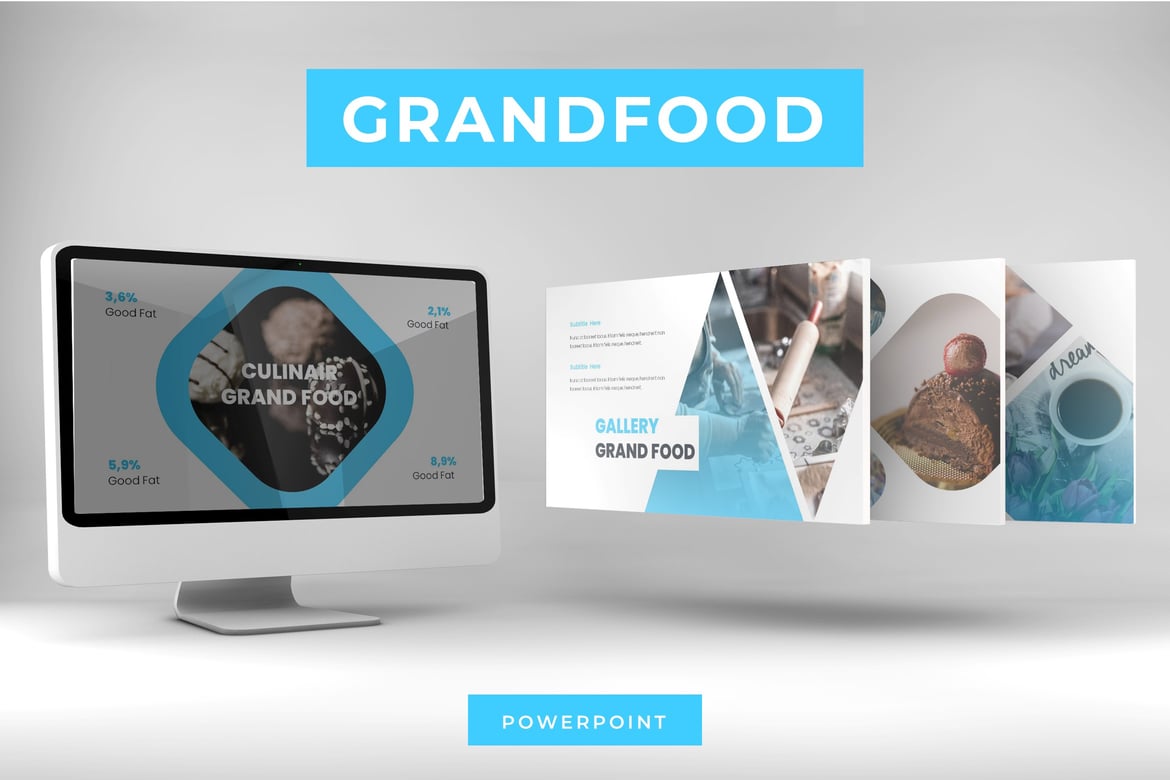 Template Presentasi Grand Food - Powerpoint Profesional