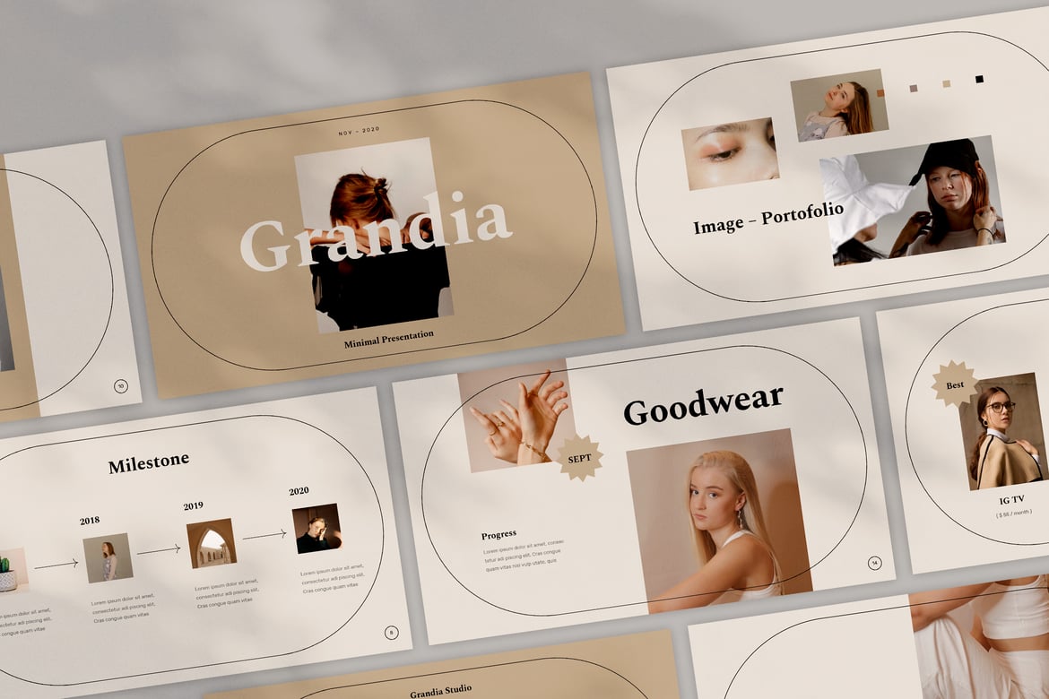 Template Presentasi Grandia: Solusi Modern untuk Presentasi Anda