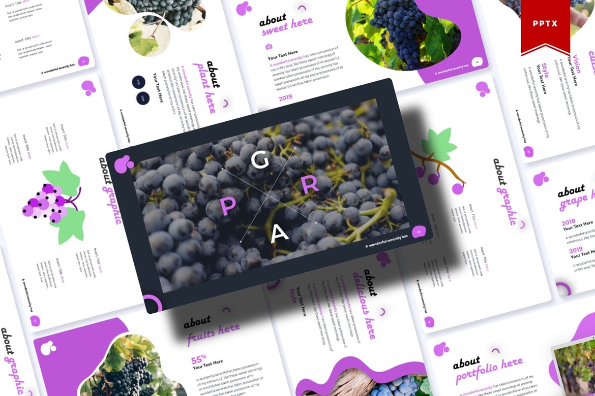 Template Presentasi Grape | Template PowerPoint Menarik untuk Semua Kebutuhan