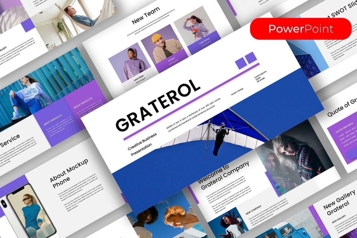 Graterol - Template Presentasi PowerPoint Kreatif untuk Bisnis Anda