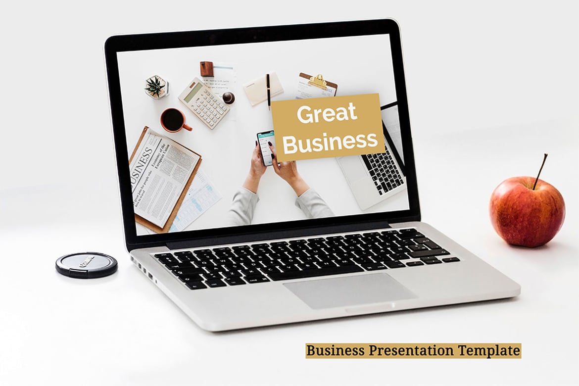 Template PowerPoint Bisnis Menarik untuk Presentasi Sukses