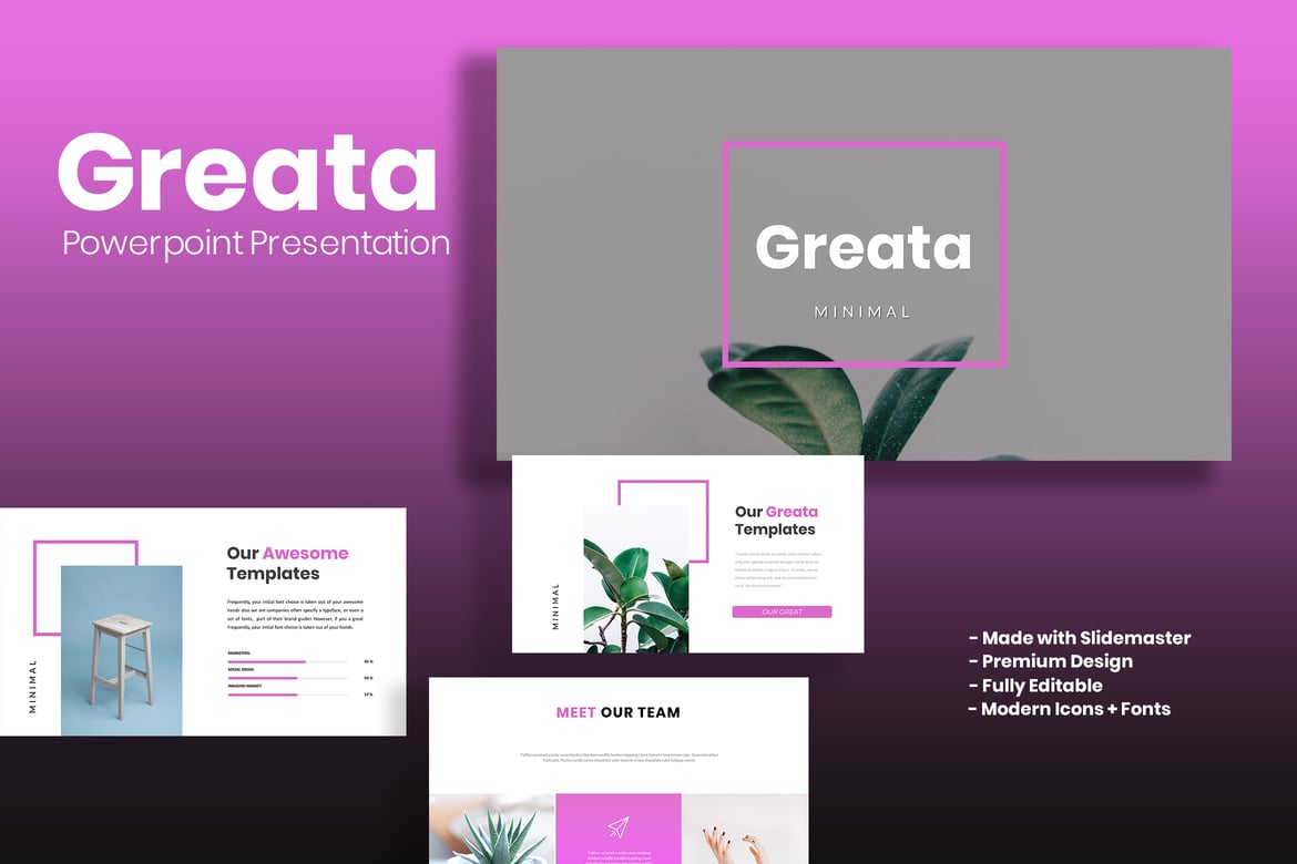 Greata - Template Powerpoint Serbaguna yang Menarik