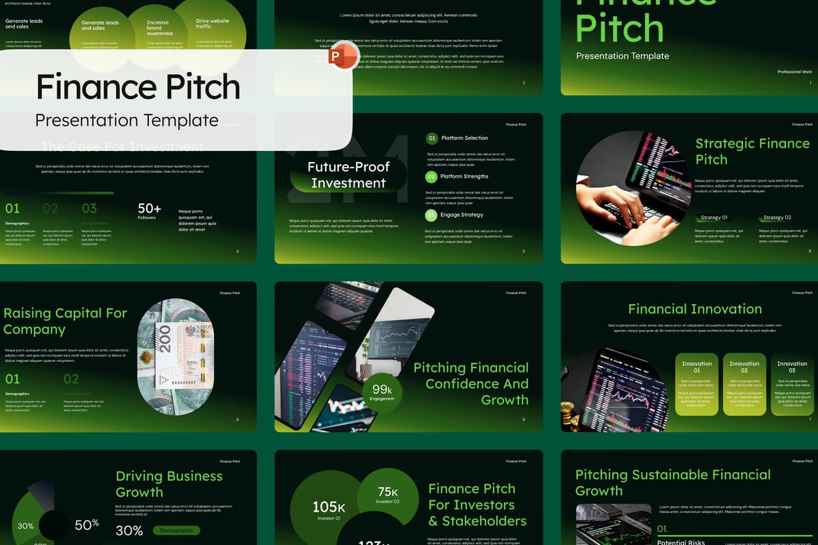 Template Presentasi PowerPoint Keuangan yang Menarik