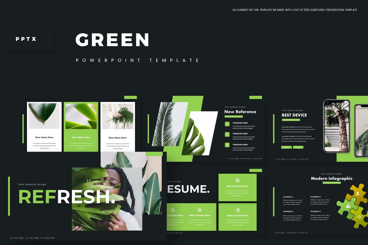 Template Powerpoint Hijau - Solusi Presentasi Menarik dan Profesional