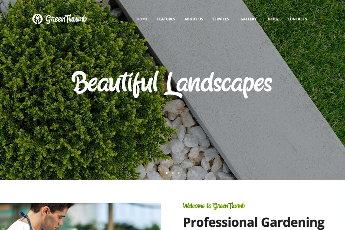 Green Thumb | Tema WordPress untuk Layanan Taman dan Lanskap