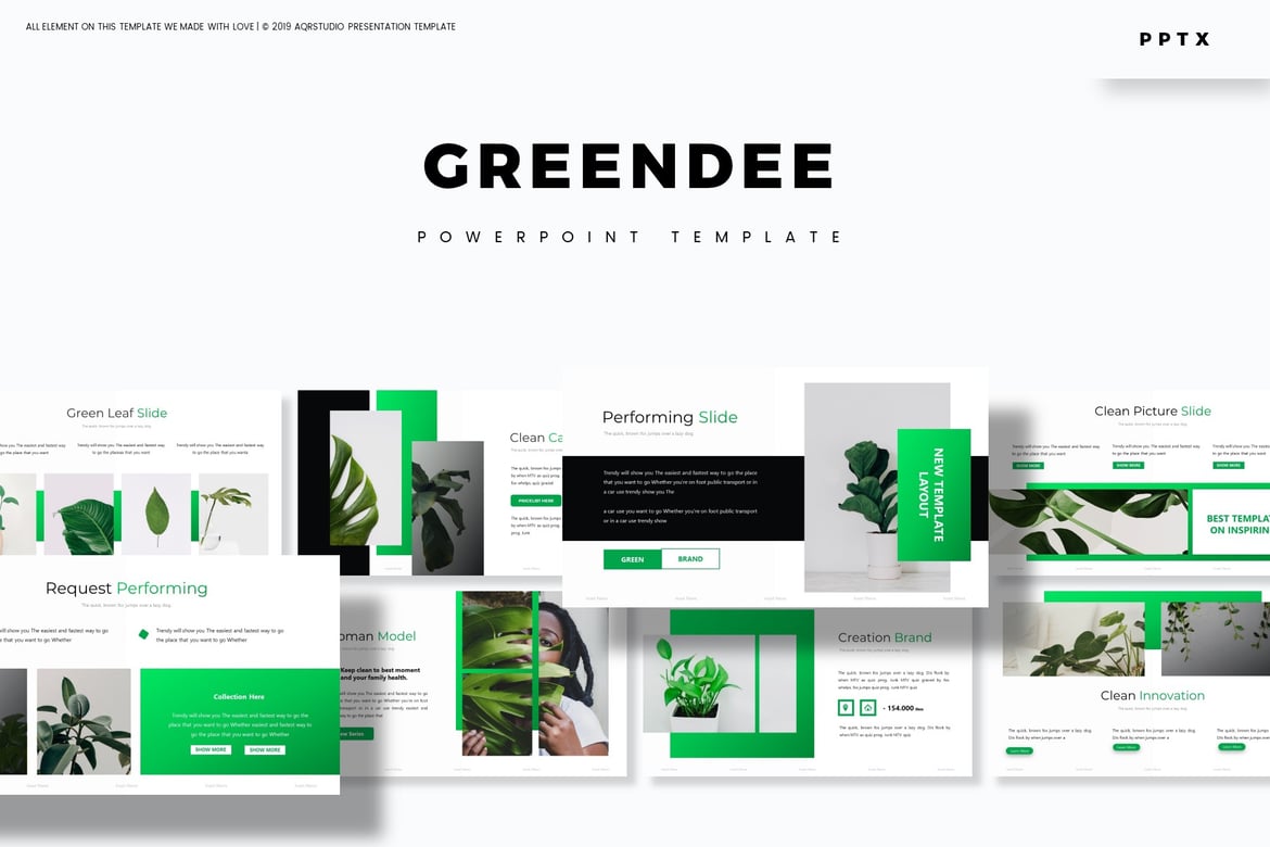 Greendee - Template PowerPoint Serbaguna dan Menarik