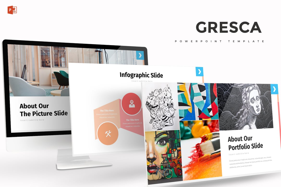 Gresca - Template Powerpoint Serbaguna yang Menarik