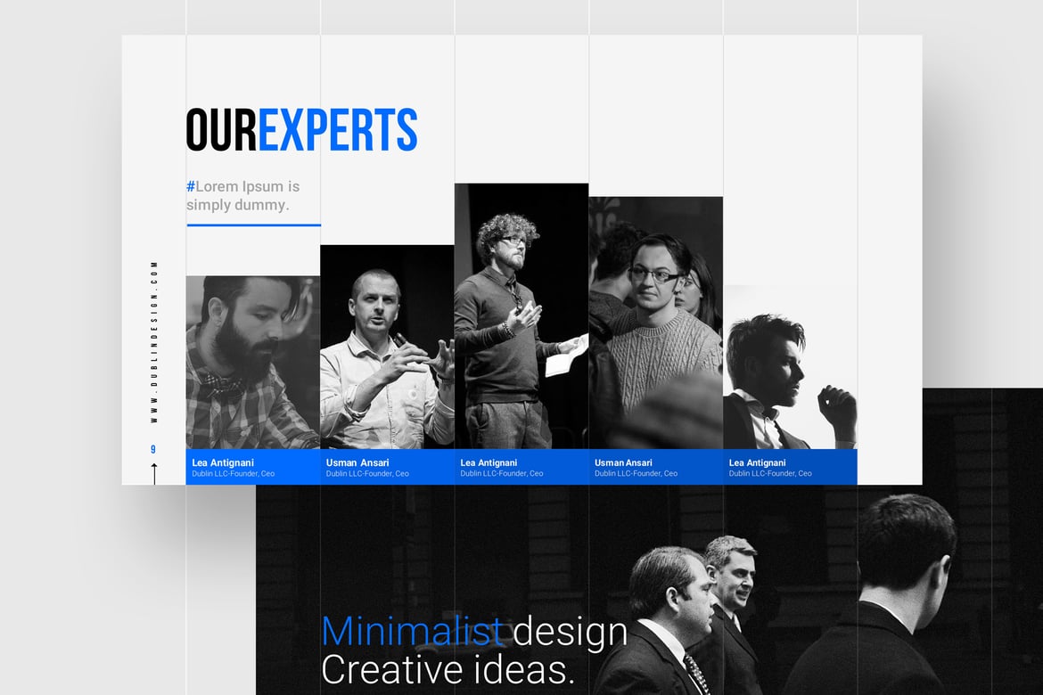 Template Powerpoint GRIDS - Presentasi Modern dan Efektif