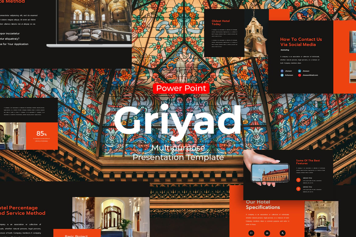 Griyad - Template PowerPoint Serbaguna untuk Presentasi Profesional