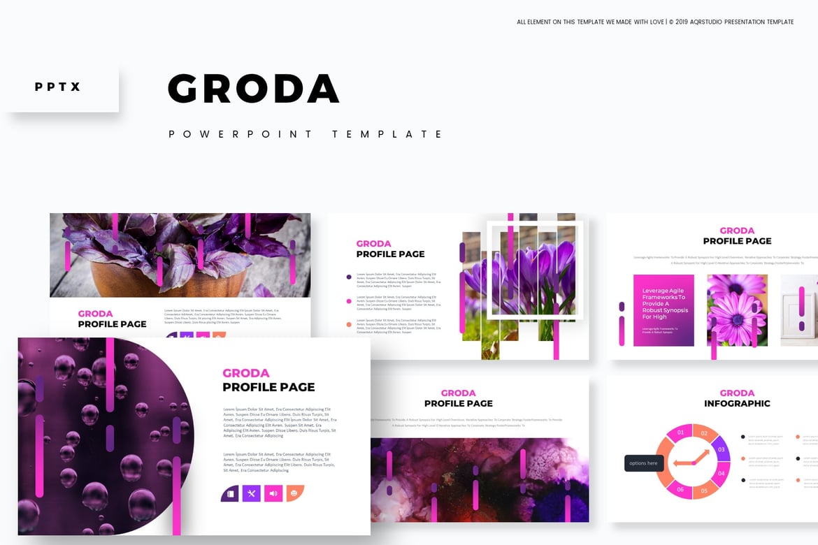Template PowerPoint Groda - Solusi Presentasi Profesional