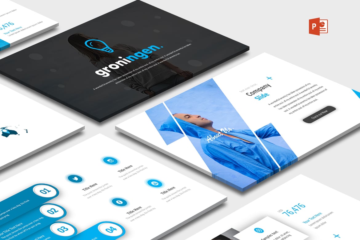 Template PowerPoint Groningen - Solusi Presentasi yang Menarik