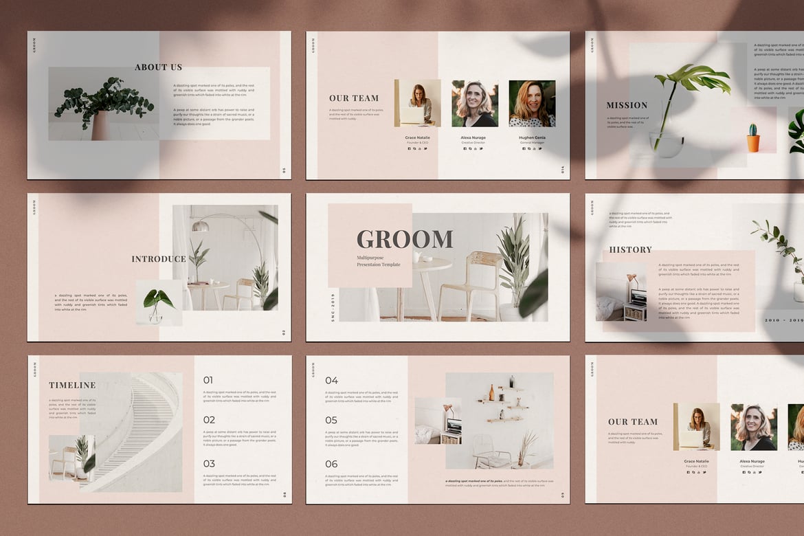 Template Powerpoint GROOM - Solusi Presentasi Kreatif Anda