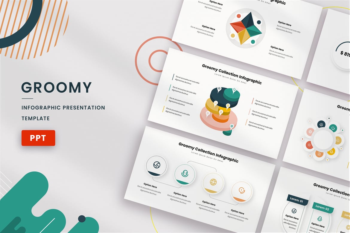 Template Presentasi PowerPoint Groomy yang Menarik dan Profesional