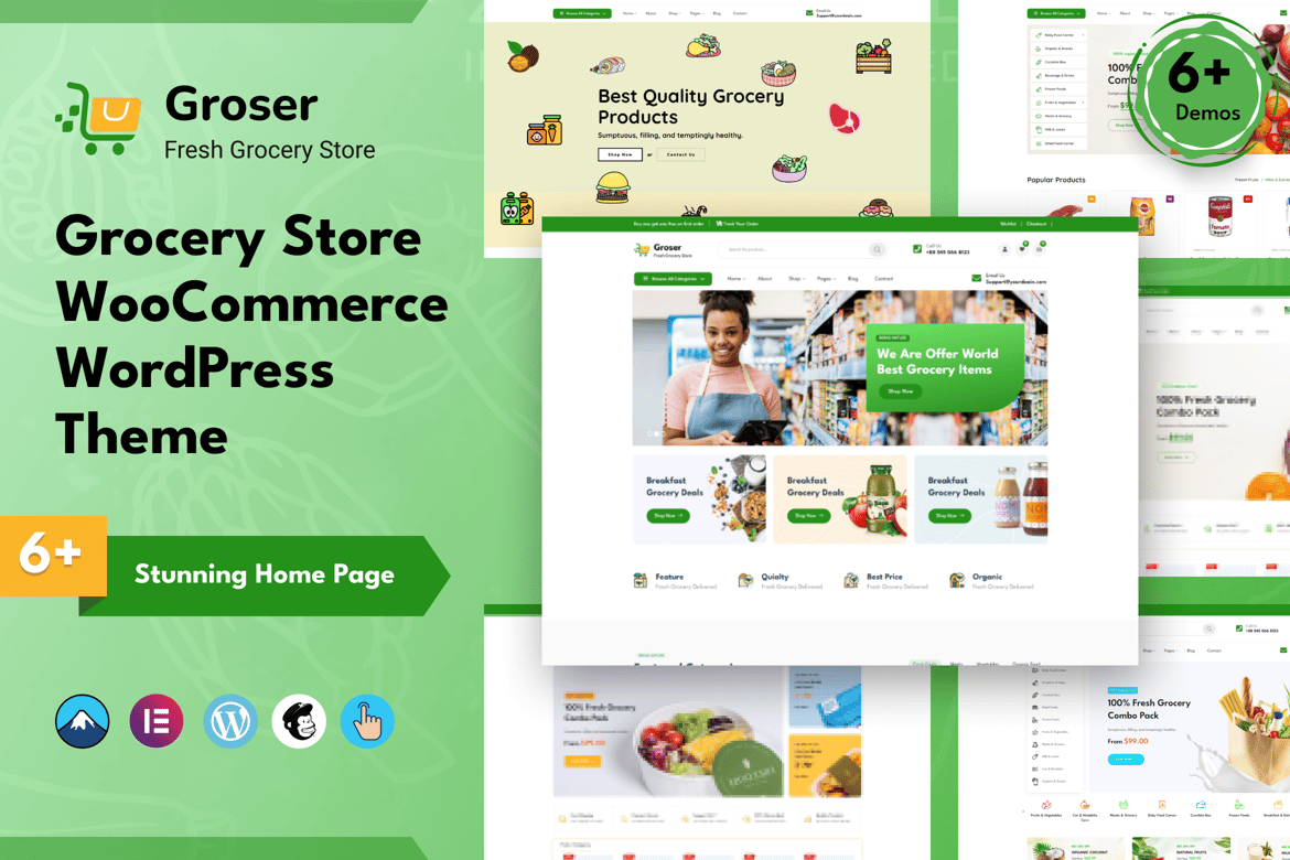 Tema WordPress Groser - Solusi Toko Kelontong Modern
