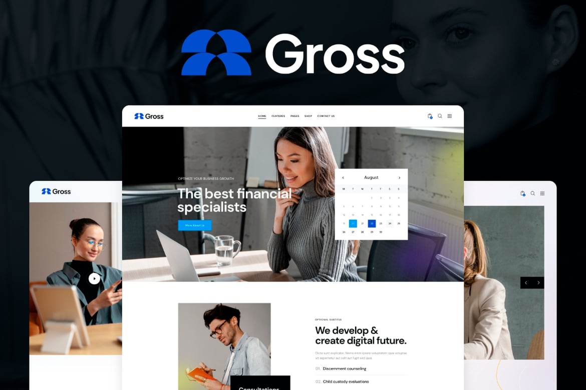 Tema WordPress Multi-Purpose Gross: Solusi Ideal untuk Bisnis Anda