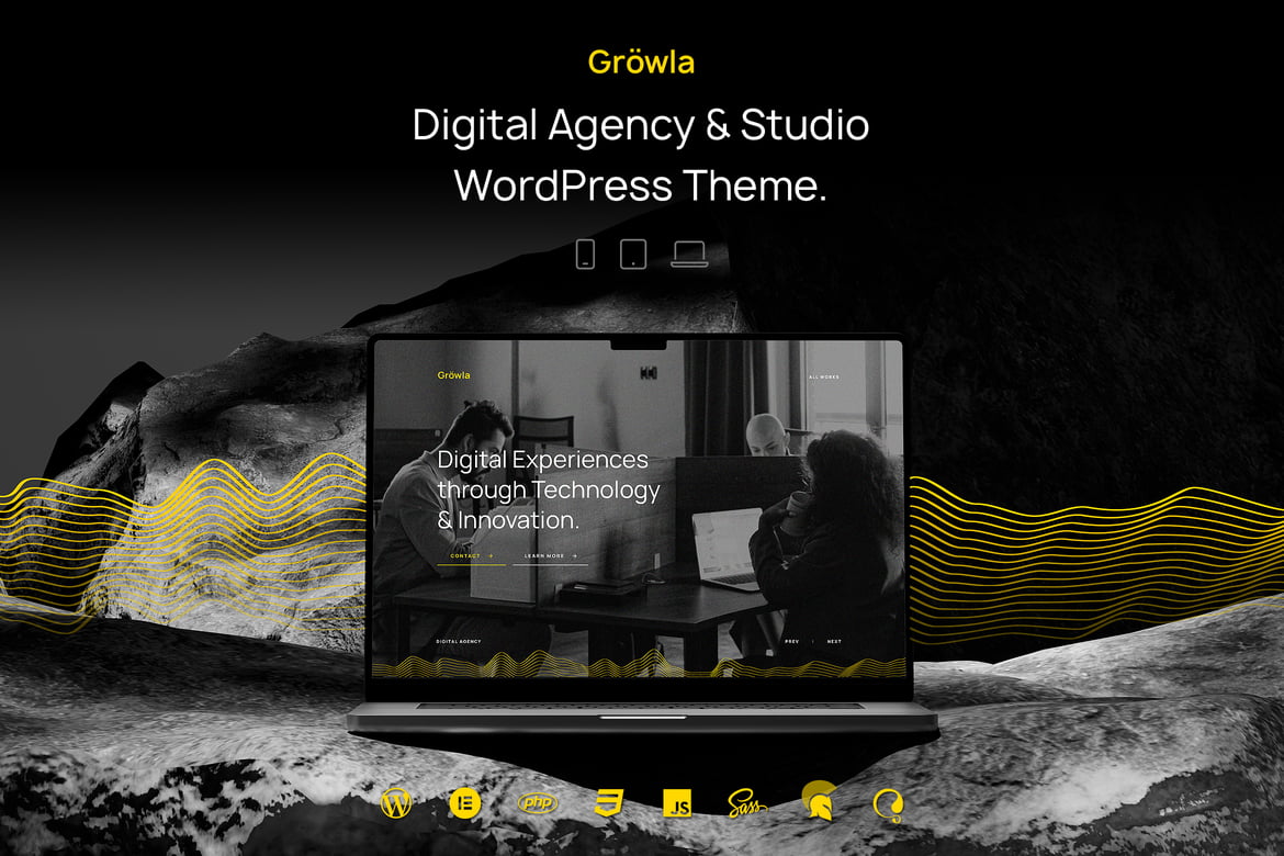 Gröwla – Tema WordPress Inovatif untuk Agensi Digital dan Studio