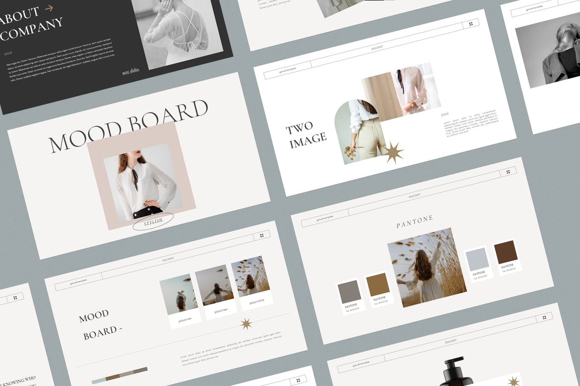 Template Presentasi PowerPoint Gsovak yang Kreatif dan Minimalis