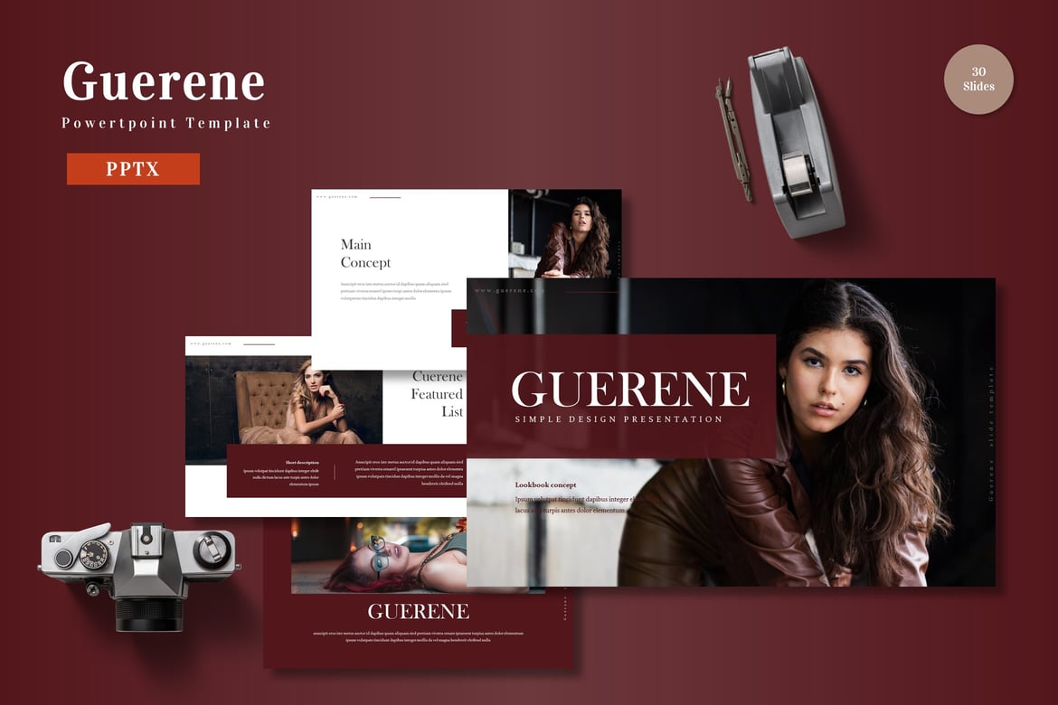 Guerene - Template PowerPoint Profesional untuk Segala Kebutuhan