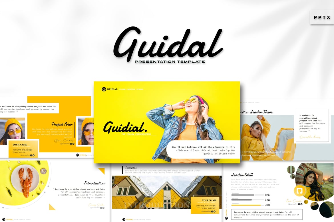 Guidal - Template PowerPoint Kreatif dan Menarik
