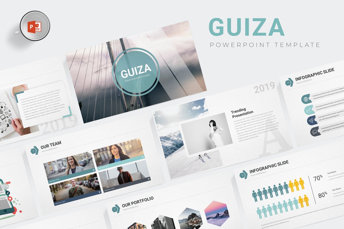 Guiza - Template PowerPoint Serbaguna yang Menarik