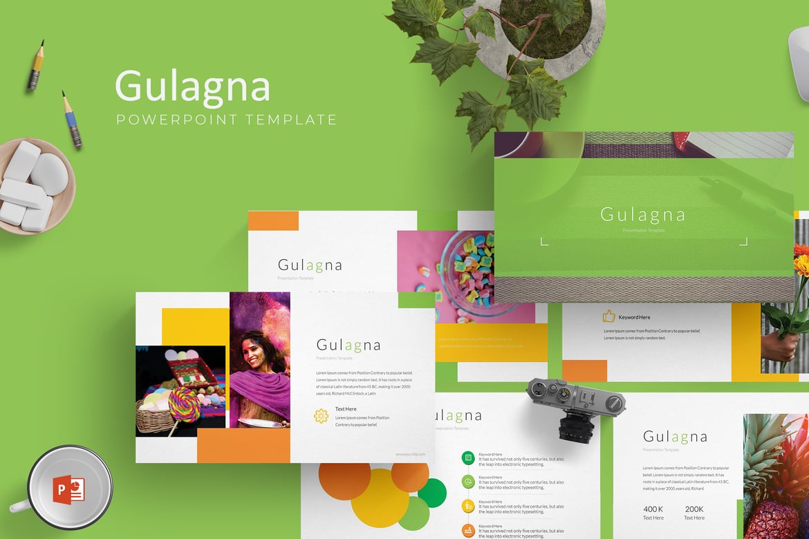 Gulagna - Template PowerPoint Serbaguna