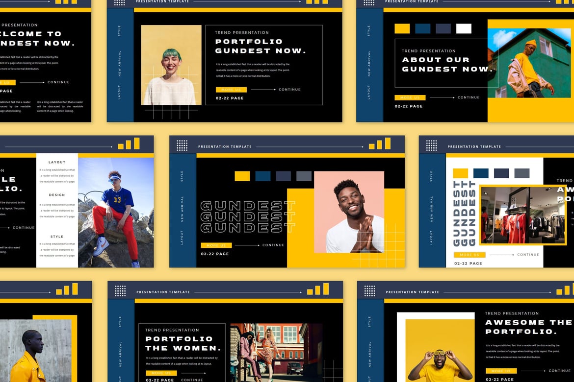 Template PowerPoint GUNDEST yang Menarik dan Profesional