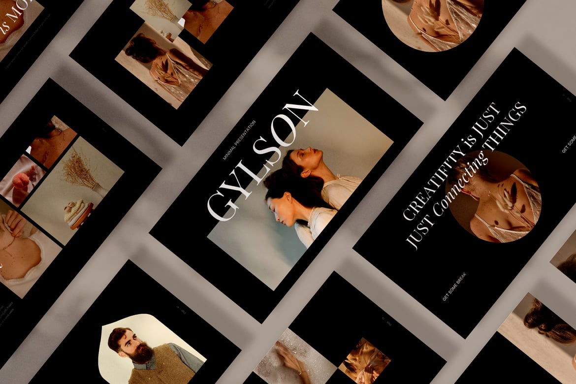 Template Powerpoint Gylson: Presentasi Minimalis yang Menarik
