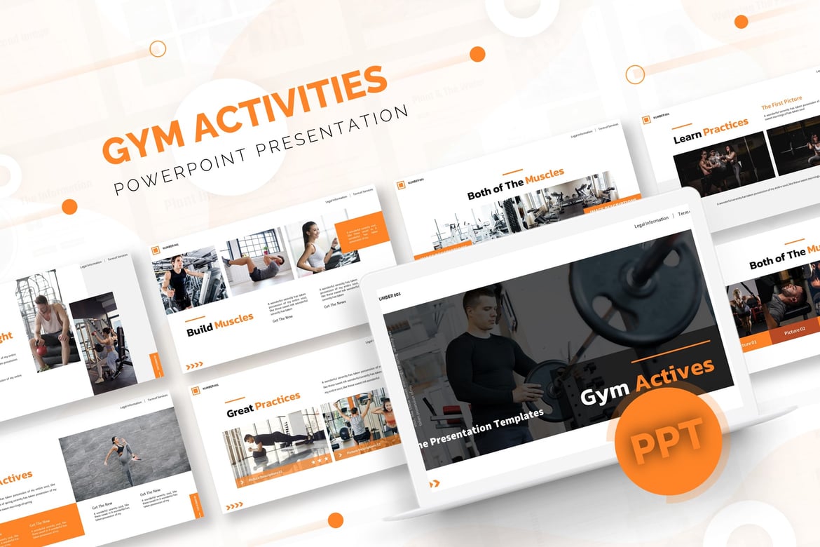 Template Presentasi Gym yang Menarik | Powerpoint