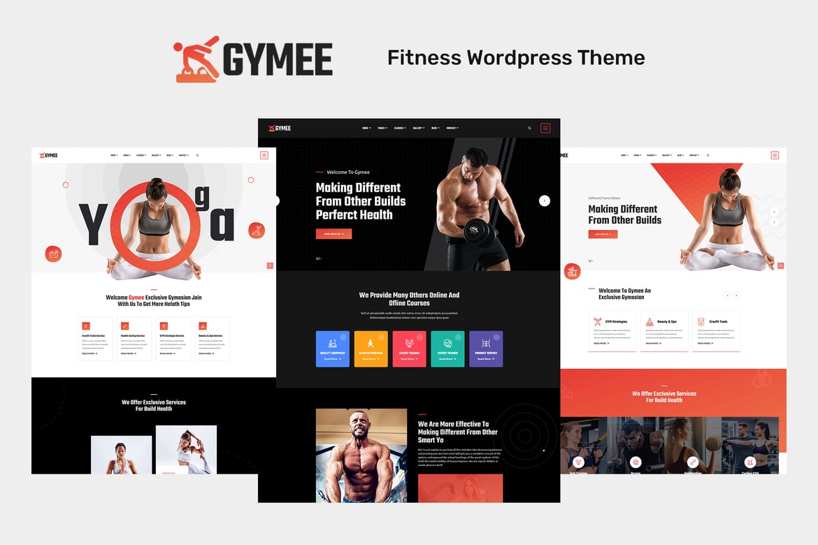 Gymee - Tema WordPress Fitness yang Menarik dan Responsif