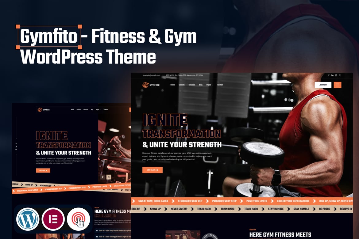 Gymfito - Tema WordPress Fitness dan Gym Terbaik untuk Bisnis Anda