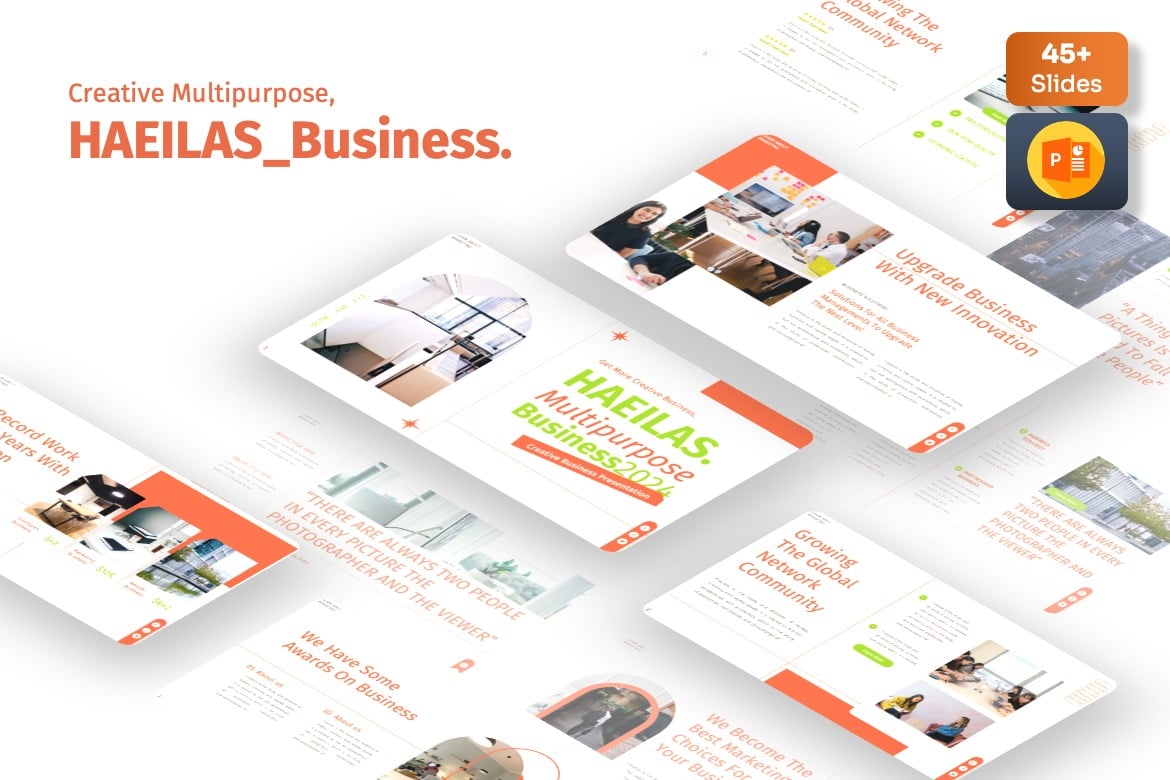 Haeilas - Template Presentasi Powerpoint Kreatif yang Menarik