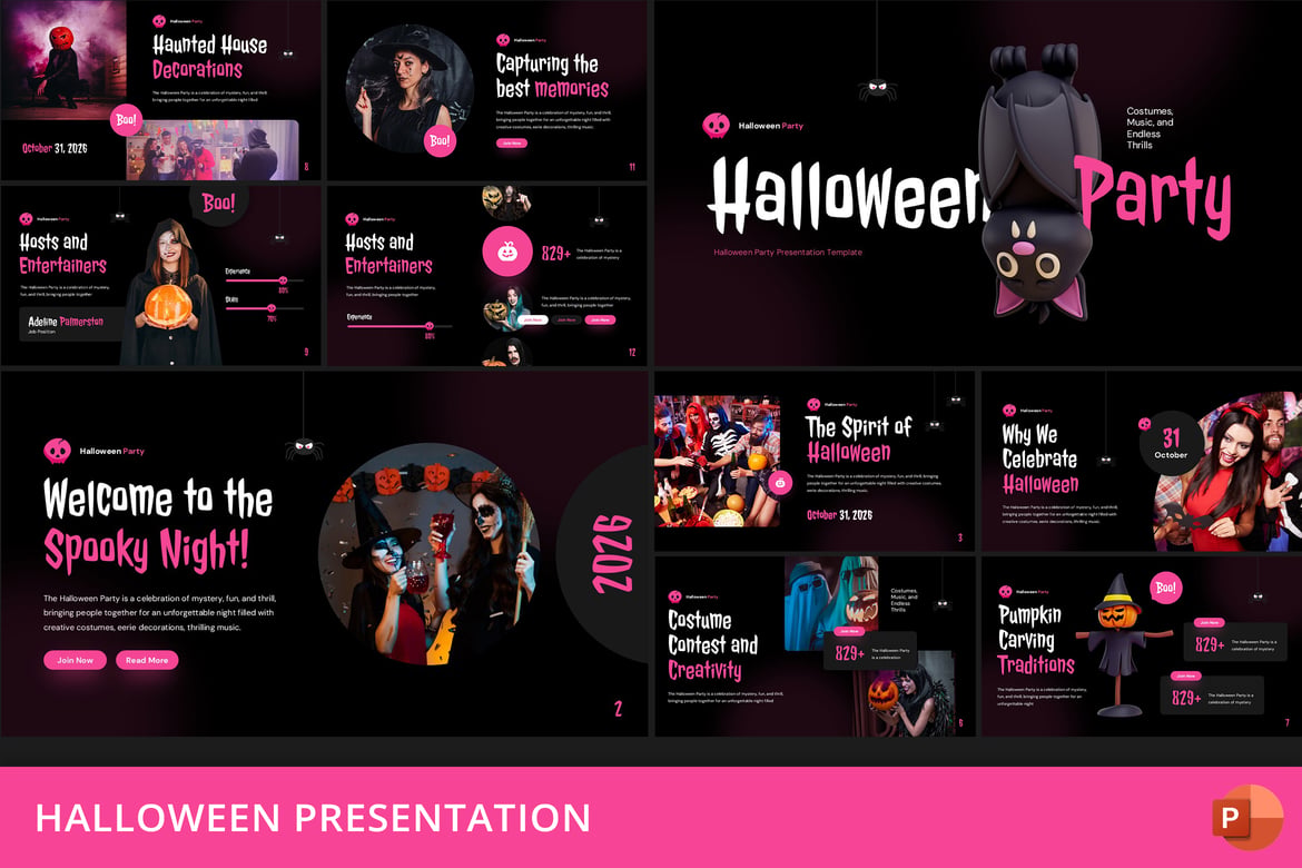 Template Presentasi Halloween yang Menarik dan Profesional
