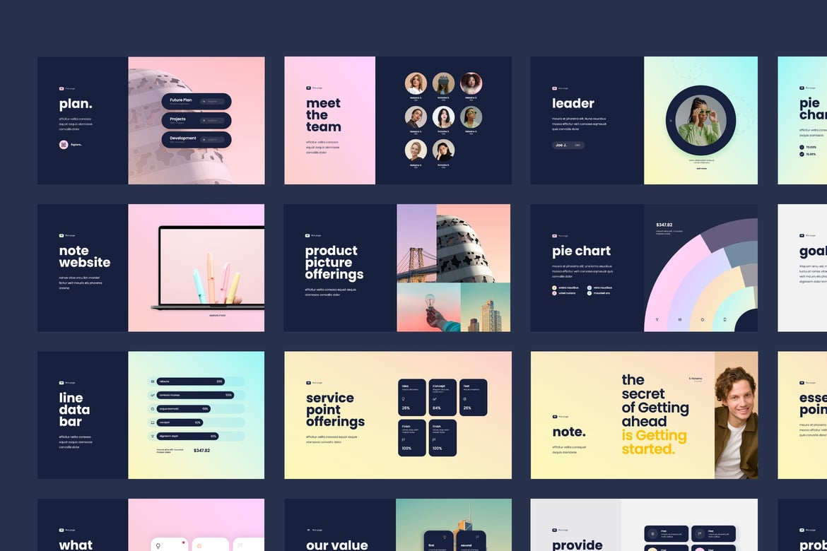 Handel - Template PowerPoint Presentasi yang Menarik