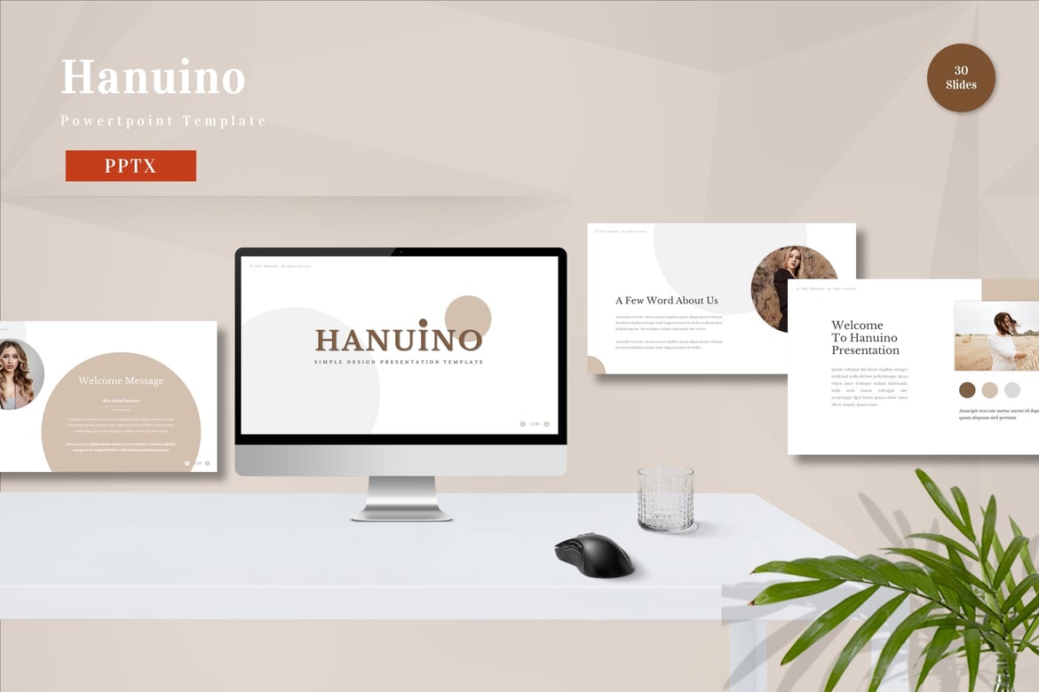 Hanuino - Template PowerPoint Profesional untuk Semua Kebutuhan