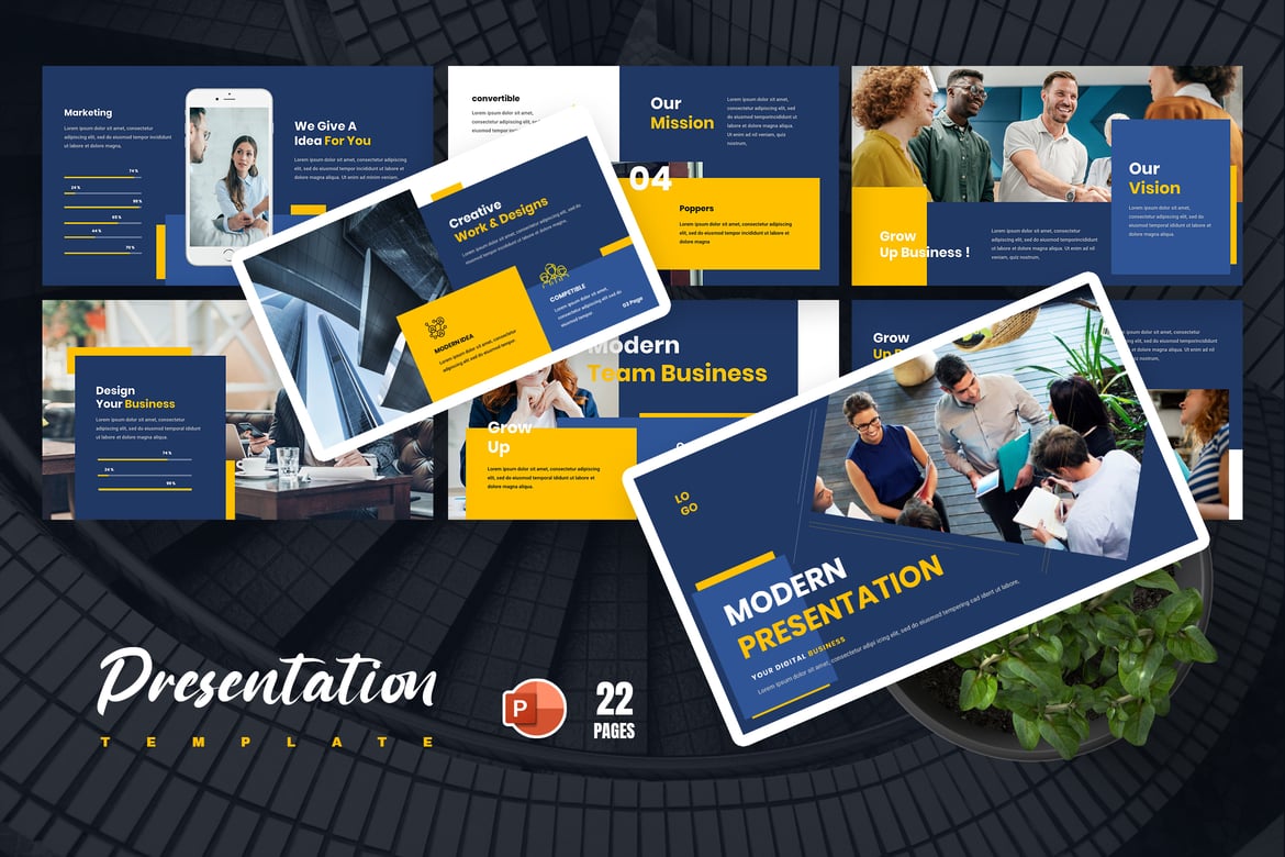 Template Presentasi PowerPoint Hapit yang Serbaguna dan Menarik